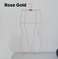 Perchas de Metal Ecológicas y Portátiles para Trajes de Baño y Bikinis, con Logotipo Láser Personalizado, de Lujo, para Exhibición en Tiendas de Ropa de Playa para Mujer