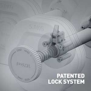 Droppable Quick Lock Haltères réglables en fonte 23KG Taiwan Hot Sell Indoor Fitness Haltère réglable 1 kg Incrément - Product Image 5
