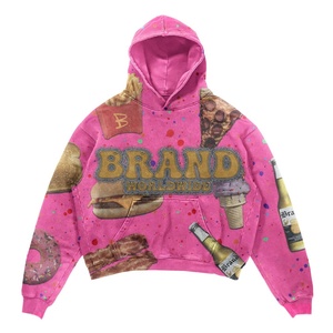 Sudadera con Capucha para Hombre, 100% Algodón, Felpa, de Alta Calidad, Corte Regular, Invierno, Bordada, con Estampado Puff, Diseños Personalizados, con Bolsillos - Product Image 2