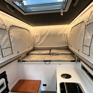 Camping-car amovible souple pour pick-up, camping-car de type pop-up pour benne de pick-up avec cuisine, cabine de camping-car tout-terrain détachable - Product Image 6