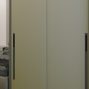 Poignée de porte minimaliste moderne en aluminium, profilé de bordure monté en surface, pour porte à panneau plat, quincaillerie de mobilier pour la maison et la chambre - Product Image 1
