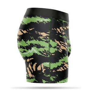 <b>Men's</b> High Waist <b>Compression</b> <b>Shorts</b> Quick Dry Spandex Polyester <b>Short</b> <b>Shorts</b> Casual Sporty Gym Training - Product Image 3