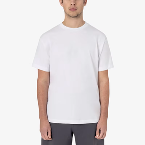 T-shirt pour homme en jersey de coton/polyester de haute qualité 240g, coupe ample unisexe, personnalisable avec impression sur le devant - Product Image 5