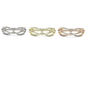 Prix de gros Classique Fiançailles Personnalisable Fine Jewelry 18k Solid White Gold Natural Certified Diamond Wedding Band Ring - Product Image 4