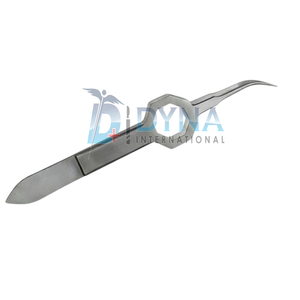 Pinzas Manuales de Alta Calidad Dynaintl para Trasplante Capilar FUE (Anguladas y Dentadas) Instrumentos de Cirugía Plástica con Certificación CE - Product Image 1