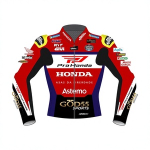 Veste de motard homme Diogo Moreira Rucati MotoCP en cuir de vachette/crocodile pour la piste et la course, modèle 2026 sur mesure avec bosse, homologuée CE - Product Image 1