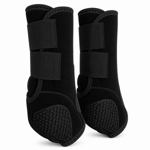Botas Deportivas Premium para Caballos, Protectores de Piernas de Neopreno, Botas de Soporte para Montar, Entrenar, Correr, Saltar y Uso en Establos - Product Image 2