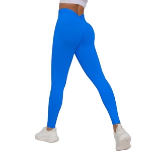 New High Quality <b>Women</b> Stylish Knitted Seamless Yoga Workout <b>Leggings</b> Custom Spandex Polyester Wholesale 2026 - Product Image 3
