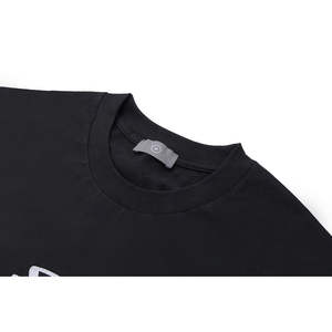 Camiseta Oversize para Hombre, 300GSM, Estilo Hip Hop, Corte Holgado, Cuello Redondo, Lavado Ácido, Estampado Trasero Personalizado DTG, 100% Algodón Tejido - Product Image 3