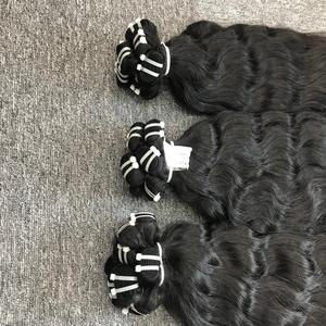 Venta al por mayor 100% de pelo virgen de alta calidad ondas naturales gran stock vietnamita pelo crudo estilo recto Color extensiones de cabello humano - Product Image 4