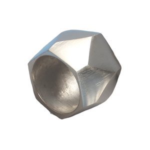 Vente chaude Argent Moderne En Forme De Serviette Anneau En Gros En Vrac Quantité Bois et Papier Matériel pour La Décoration De Table De Fête - Product Image 1