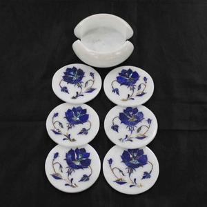 จานรองแก้วหินที่สวยงาม-จานรองแก้วหินธรรมชาติ-จานรองแก้วหินที่ทำด้วยมือด้วยการตกแต่งที่ราบรื่นสำหรับการตกแต่งภายในห้องครัว - Product Image 3