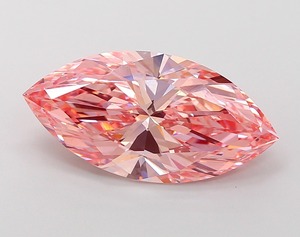 Diamant rose vif fantaisie de 5,04 carats, taille marquise, cultivé en laboratoire, clarté VVS2, polissage excellent, qualité supérieure CVD, pierre non montée pour joaillerie fine - Product Image 1