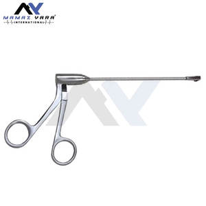 Punzón de boca ancha con punta giratoria de 90 grados, eje recto de 3.4mm, acero inoxidable, instrumentos médicos para artroplastia, artroscopia profunda - Product Image 3