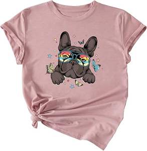 T-shirt pour femme personnalisé de qualité supérieure, imprimé, été, uni, décontracté, vente en gros, tee-shirt vierge, haute qualité, vêtements féminins durables - Product Image 4