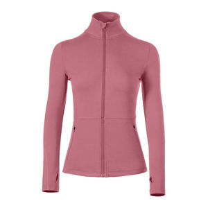 Chaqueta Deportiva Elástica de Yoga sin Costuras para Mujer con Logotipo Personalizado, Superventas - Product Image 3