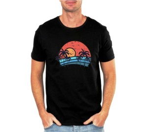 T-shirt OEM personnalisé avec votre propre logo, t-shirt de sport à col rond, séchage rapide, t-shirt décontracté en polyester respirant pour hommes - Product Image 5