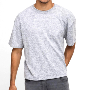 High Quality <b>Heavy</b> Weight Regular Fit 100% Cotton O-Neck Short Sleeve Breathable Quick Dry Casual <b>T</b> <b>Shirts</b> for Men - Product Image 4