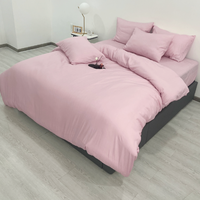 Housse de couette élégante et moderne en polyester Ensemble de couette King Size Lavable en machine Quatre saisons Couvertures portables écologiques à la flamme
