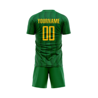 Setelan Jersey dan Celana Pendek Sepak Bola Cetak Berkualitas Premium dengan Warna yang Dapat Disesuaikan 100% Poliester Desain Unisex