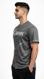 Maillot de baseball sportif tendance à manches courtes, séchage rapide et évacuation de l'humidité, impression par sublimation personnalisable pour un confort unisexe - Product Image 6