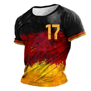 เสื้อยืดกีฬาผู้ชายทรงสปอร์ต ผลิตจากโรงงานโดยตรง วัสดุดีที่สุด สีและโลโก้สั่งทำได้ ระบายอากาศได้ดี ผลิตจากโพลีเอสเตอร์ 100% คุณภาพสูง แขนสั้น - Product Image 5