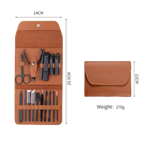 Luxurious High Quality Stainless Steel Infant Adult Manicure Pedicure Set 5 1 <b>Nail</b> Clippers Durable Portable Travel Grooming <b>Kit</b> - Product Image 2