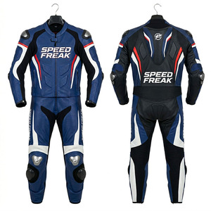 ชุดหนังมอเตอร์ไซค์แบบชิ้นเดียวสำหรับผู้ชาย Speed Freak แขนยาว ระบายอากาศได้ดี เหมาะสำหรับการแข่งรถทุกฤดู - Product Image 2