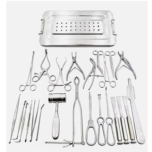 Surginexa Juego de Instrumentos Quirúrgicos Ortopédicos Básicos de Alta Calidad con Certificación CE Clase I, Caja de 25 Piezas para Cirugía General - Product Image 1