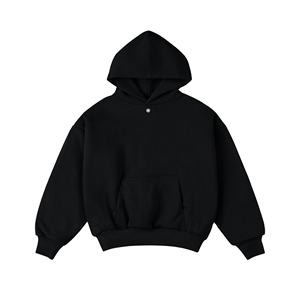 Sweat à capuche personnalisé en coton pour homme, pull d'hiver surdimensionné, sweat-shirts personnalisables avec logo imprimé, vêtements de sport unisexes, Coodie - Product Image 1