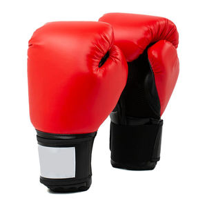 Gants de boxe d'entraînement en cuir PU de qualité supérieure avec fermeture auto-agrippante pour un ajustement sécurisé - Product Image 1