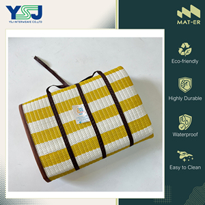 Manufactured in Thailand High Quality Customized Logo Waterproof Outdoor Carpets 100% Polypropylene Picnin/<b>Beach</b> PP Foldable Mat - Product Image 5