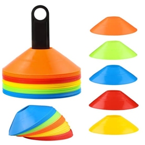 Conos de Agilidad ZAHRI SPORTS - Marcadores de Entrenamiento Flexibles de Plástico Resistente para Fútbol, Baloncesto y Voleibol - Product Image 4