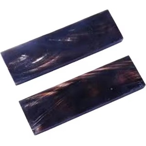 Escamas de cuerno de búfalo rectangulares pulidas naturales para cuchillos, material duradero para mangos de 1.5 x 5 x 0.25 pulgadas - Product Image 4