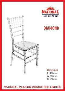 Silla de Acrílico National Diamond para Eventos, Asiento Ligero para Fiestas al Mejor Precio - Product Image 2