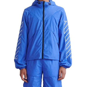 Custom Logo Windbreaker Set High Quality <b>Wind</b> <b>Breaker</b> Set Two Piece Zipper Track Suit Lightweight Windbreaker Tracksuit Set - Product Image 2