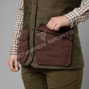 Gilet de chasse en plein air en toile 100% coton, deux couleurs, Harkila, avec plusieurs poches, gilet de voyage - Product Image 3
