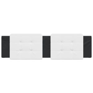 Coussin de tête de lit blanc et noir pour la lecture et le repos au lit - Product Image 4