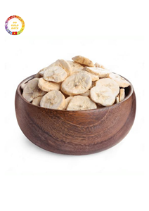 Premium Freeze Dried Banana Slices from Vietnam Natural Fruit Snack Healthy Crispy Banana Chips for Baking Trail Mix Dessert - Product Image 3