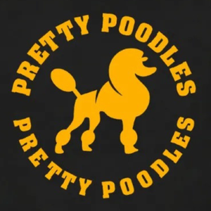 Sweat-shirt à imprimé graphique pour femmes PRETTY POODLES, noir, col rond, décontracté, tendance, streetwear, vêtements personnalisés - Product Image 5