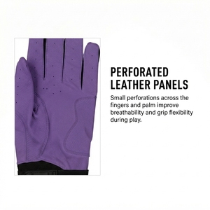 Gants de frappeur de baseball en cuir personnalisés, avec paume antidérapante, équipement d'entraînement pour adultes et jeunes, vente en gros - Product Image 6