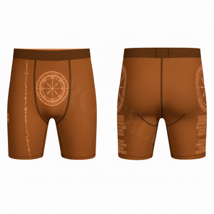 Men's Breathable Sports Multi Purpose Wear Polyester High Elastic Stretchy Compression Shorts Fitness Apparel Soft Yoga Shorts - Product Image 3