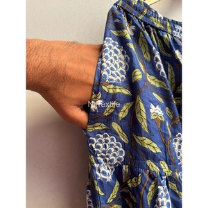 Jupe midi à imprimé floral, coupe évasée, taille élastique, style bohème, en mousseline de soie, coupe ample, ourlet à volants, pour toutes les saisons - Product Image 3