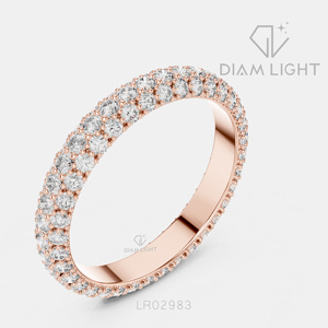 Bague de fiançailles en or blanc 14 carats avec diamant de laboratoire rond de 1,512 carats, certifié IGI, couleur F+, clarté VS+, bague de promesse pour femme - Product Image 4