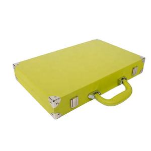New Luxury <b>Backgammon</b> Board Box Folding <b>Backgammon</b> <b>Set</b> Box Durable Wood and Leather Customized <b>Backgammon</b> Board Box - Product Image 6