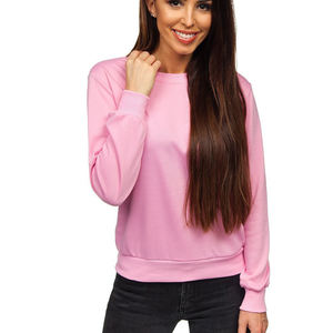 Breathable Winter Front Eco-Friendly Oversized Plus Size <b>Women's</b> <b>Sweatshirts</b> <b>Long</b> Sleeve Casual Sports 100% Cotton Wholesale - Product Image 5