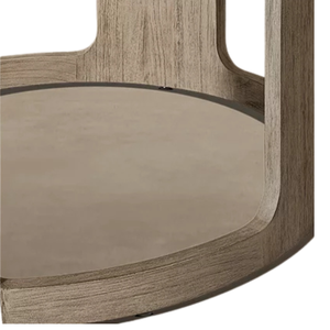 Mesa de Comedor de Jardín Redonda de Teca Sólida, Moderna y de Lujo, con Tablero Grueso y Base Resistente, Ideal para Villas - Product Image 4