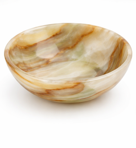 ชามหินออนิกซ์สะท้อนความงามตามธรรมชาติ ทนทาน และมีเสน่ห์เหนือกาลเวลา เหมาะสำหรับตกแต่งบ้าน ใช้ในครัว โรงแรม ราคาขายส่ง - Product Image 4