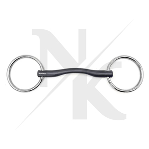 Bocado de titanio de alta calidad con eslabón francés para equitación de doma y salto, suministros ecuestres, bocados para caballos OEM - Product Image 4