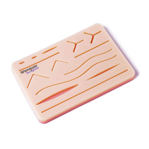 Almohadilla de Práctica de Sutura de Silicona para Educación Médica, Almohadilla de 3 Capas para Entrenamiento Quirúrgico, Instrumentos Wenquar - Product Image 1